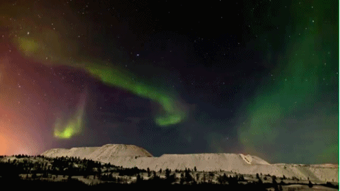 北极光 northern lights nature 自然 美景 变幻 奇观