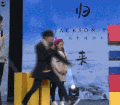 帅哥 美女 蓝色 黑色