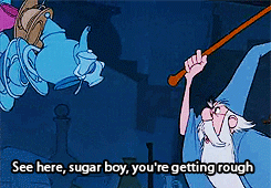 漫画与漫画；漫画 梅林 迪士尼 引用 石头上的剑 反应的标题 糖锅