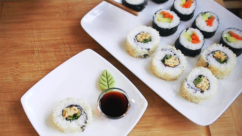 寿司 sushi food 装盘 酱油 拼盘 日料 精致