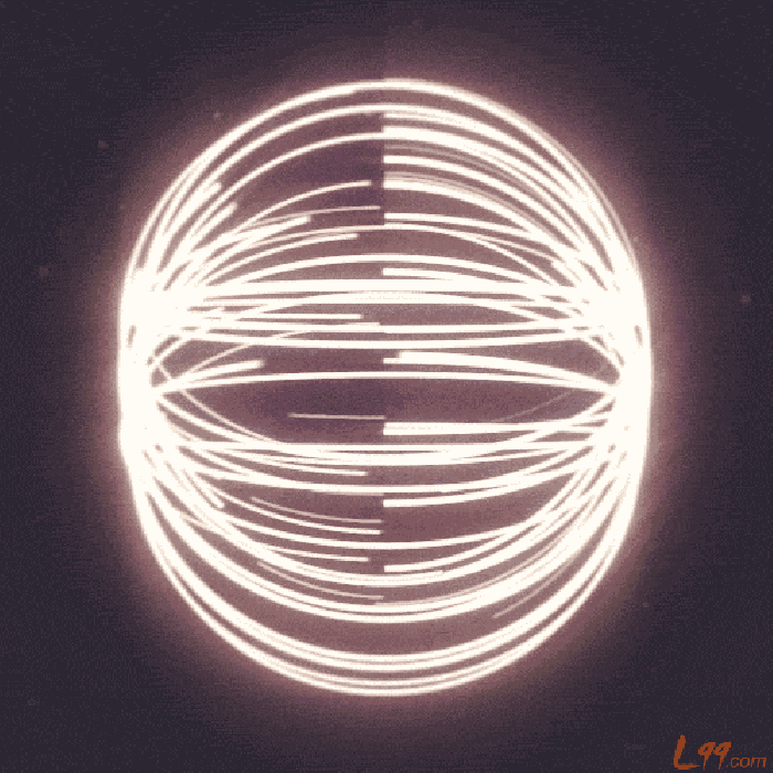 光线 球体 转动 循环