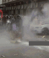 街道 烟花 爆炸 恶搞
