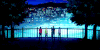 动漫 黑夜 蓝色 少年