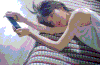 清新 美女 可爱