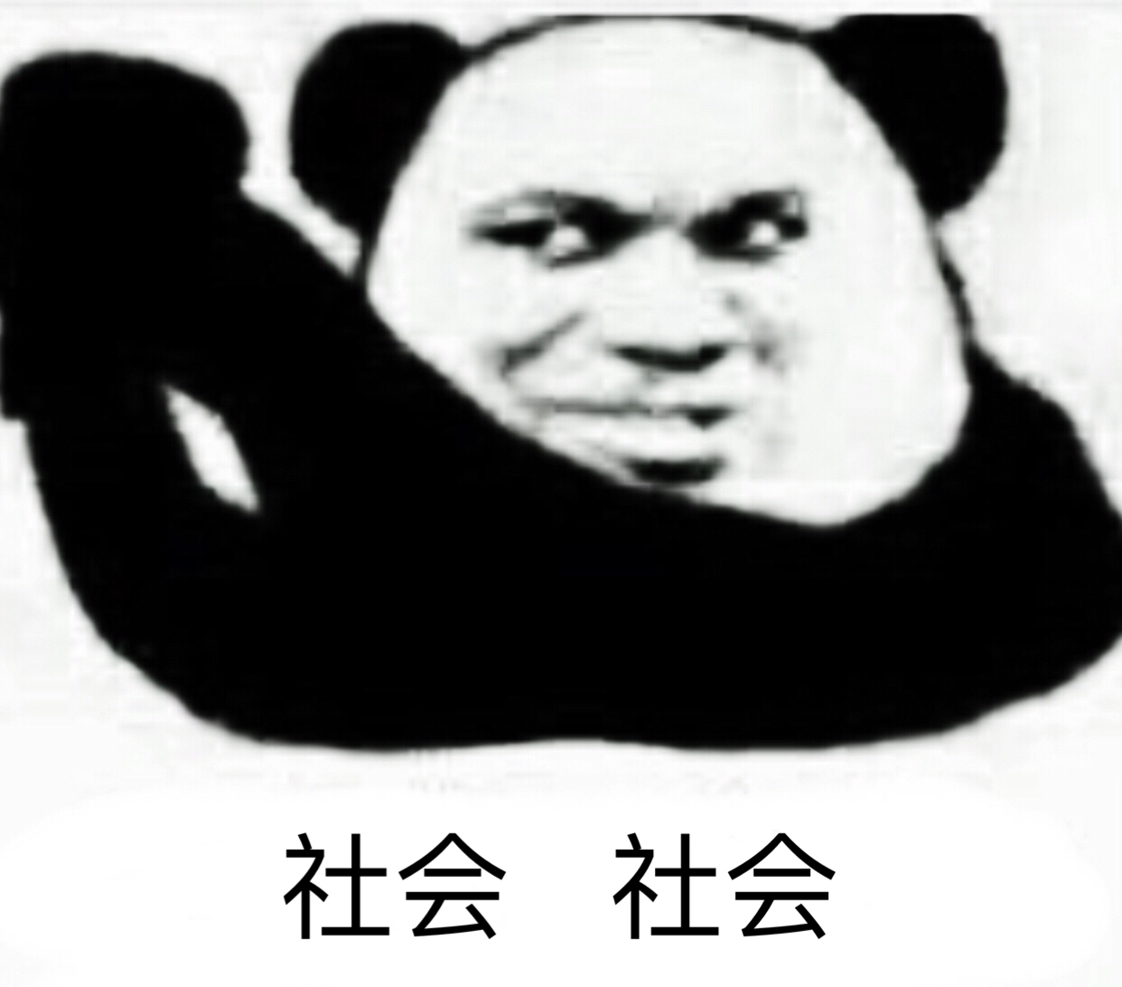 熊猫头 社会社会 斗图 抱拳 搞笑