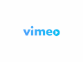 Vimeo  白底 蓝色简单
