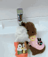 狗狗 卷毛 喝水 搞笑