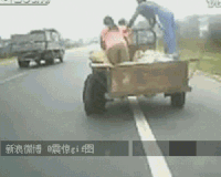 轮胎 恐怖 搞笑 车子