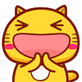 卡通 猫咪 鼓掌 可爱