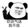 暴漫 文字表情包 你说气话我不信 搞笑 逗 沙雕
