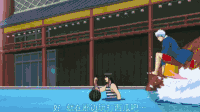 动漫 男孩 西瓜 搞笑