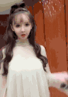长发美女 网红 直播 可爱
