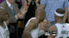 雷阿伦 NBA 篮球 凯尔特人 加油 仪式 击掌 激烈对抗 汗流浃背 英气逼人 劲爆体育