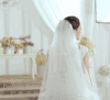 陈乔恩 婚纱 漂亮 时尚