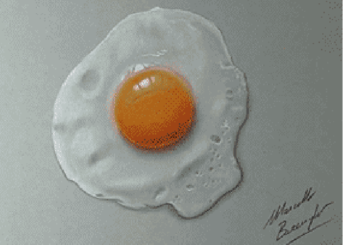 鸡蛋 绘画 手绘 煎蛋