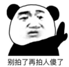 暴漫 文字表情包 别拍了再拍人傻了 搞笑 逗 沙雕