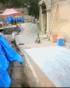 宝贝 骑车 搞笑 撞击