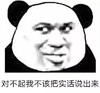 暴漫 熊猫头 对不起 我不该把实话说出来 搞怪 逗