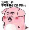 暴漫 文字表情包 我来这个群不是来看你们秀恩爱的 逗 沙雕 魔性