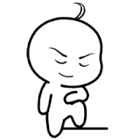 小孩  睁眼  耍帅  呆毛