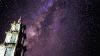 星空 银河 绚丽的天空 流行 延时拍摄 流动 转动