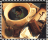 茶杯 照片 巧克力 唯美