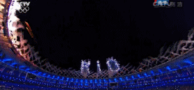 里约 奥运会 开幕式 烟花