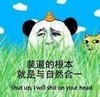 头上一坨屎躲草丛里 熊猫人 草丛 装逼的根本就是与自然合一