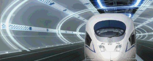 隧道 高铁 驾驶 铁轨