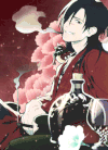 花朵 萤光 长发 酒杯