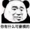 暴漫 文字表情包 你有什么可豪横的 搞笑 逗 沙雕