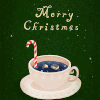 圣诞节 圣诞 咖啡 拐杖 Merry Christmas