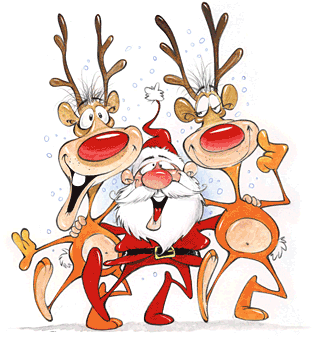 圣诞快乐 圣诞节 麋鹿 圣诞老人 一起嗨 摇摆