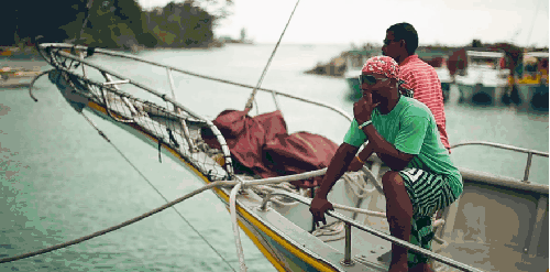 塞舌尔群岛 渔夫 纪录片 风景 船头