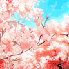 风景 美景 清新 花 落花