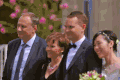 结婚 合影 幸福 微笑