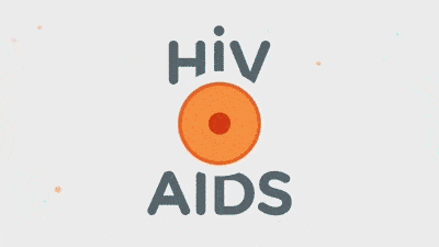 艾滋病 病毒 示意 动画 医学