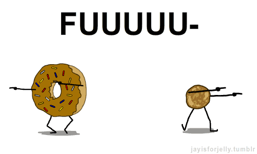 甜甜圈 doughnut 跳舞 合体 搞笑