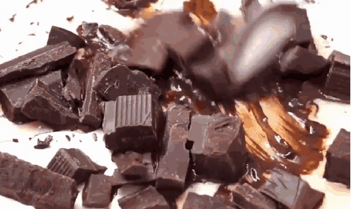 巧克力 料理制作 美味 融化