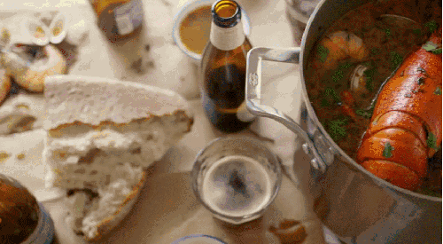 啤酒 烹饪 美食系列短片 诱人 龙虾海鲜烩