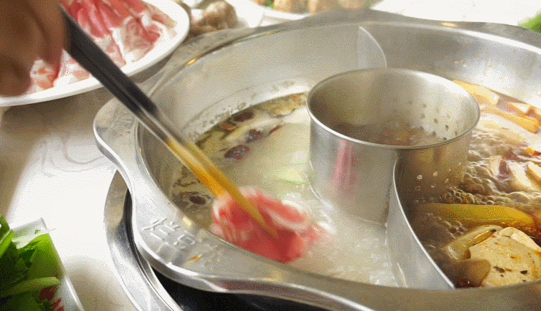 鸳鸯锅 涮肉 筷子 美味 营养