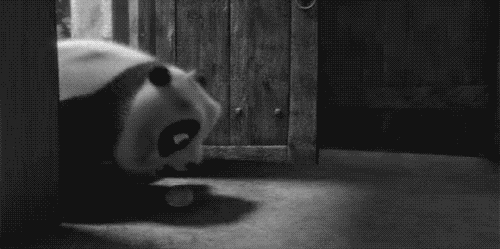 功夫熊猫 可爱 萌 奔跑