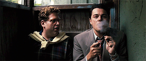 莱昂纳多·迪卡普里奥 Leonardo+DiCaprio 华尔街之狼 抽烟