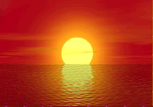 日出 海面 太阳 奇观