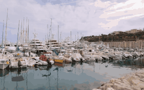 停泊 帆船 摩纳哥 港口 纪录片 风景