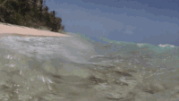 蓝天 大海 海滩 海浪