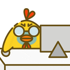 公鸡 电脑  擦桌子 眼镜
