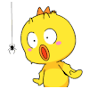 鸭子 蜘蛛 害怕 发抖