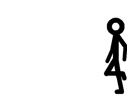 小人 强势 打架 逗逼 动画 简笔画 stick figure