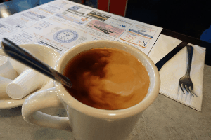 食品 咖啡  漩涡 奶油